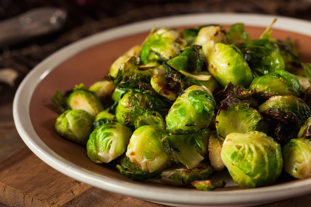 Roasted Brussel Sprouts with Salt and Pepper. (C) bhofack2/iStockphoto.com 