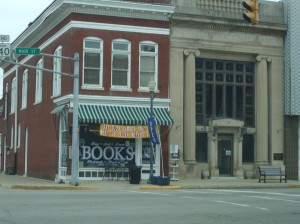 <p>Cobalt Blue Press Bookstore, Knightstown, Ind.</p>