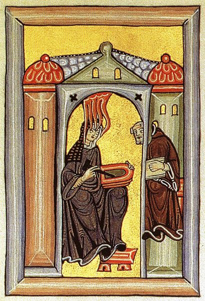Hildegard von Bingen (1098-1179). (C) WikipediaCommon