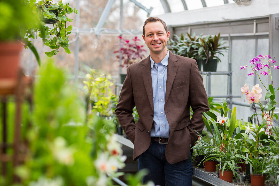 Jonathan Wright has been named the Ruth Lilly Deputy Director for Horticulture and Nature Resources at the Indianapolis Museum of Art. Photo courtesy IMA