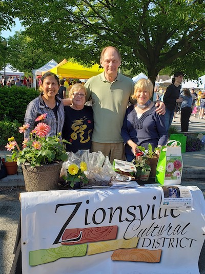 Zionsville Cultural District supports revival of the towns dahlia history.